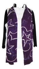 Load image into Gallery viewer, Purple Cobalt Flower Scarf