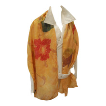 Load image into Gallery viewer, Dior Golden Fluer silk scarf