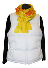 Load image into Gallery viewer, Texas Yellow Rose silk scarf